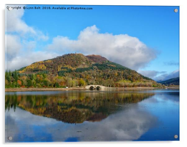 Inveraray Bridge Argyll Acrylic by Lynn Bolt