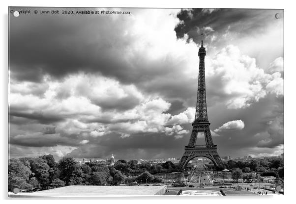 Paris Skyline Acrylic by Lynn Bolt