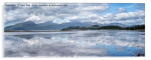 Castle Stalker Argyll and Bute Acrylic by Lynn Bolt