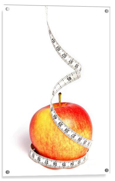 Measure Your Apple Acrylic by Steve Brand
