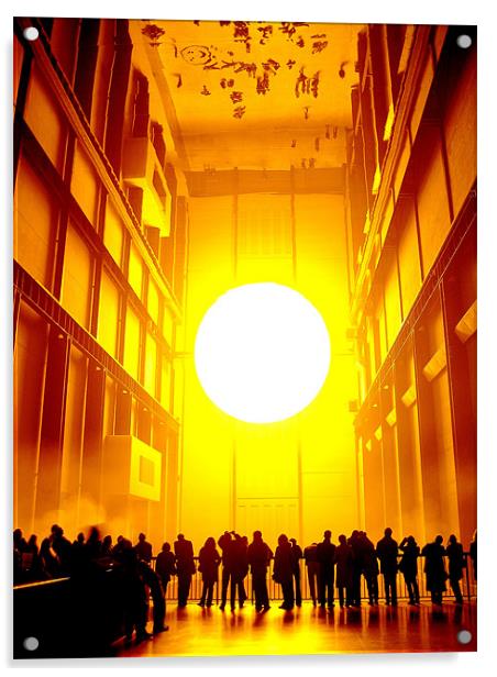 Tate Modern Sun Acrylic by Steve Brand