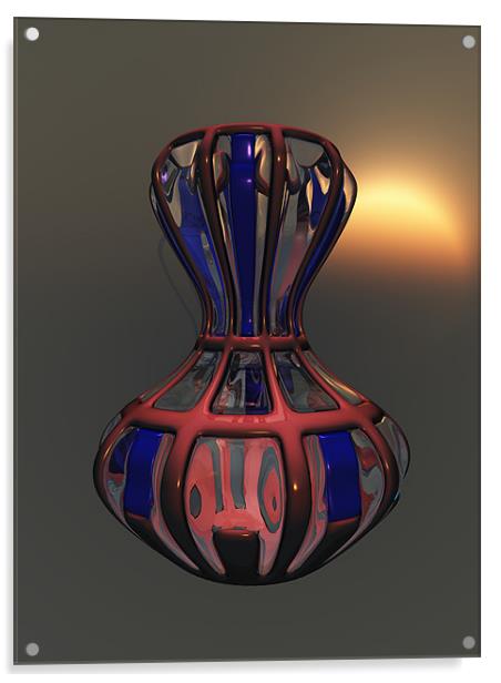 Vase in VG Acrylic by Thomas Broadfoot