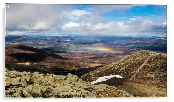 above the rainbow Acrylic by alan bain