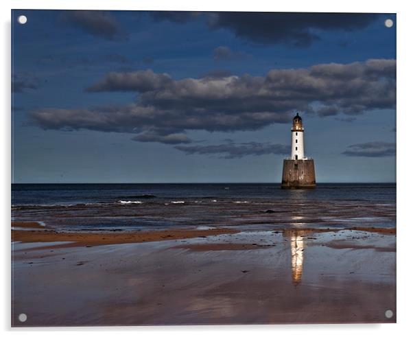 Rattray Head Lighthouse Acrylic by alan bain
