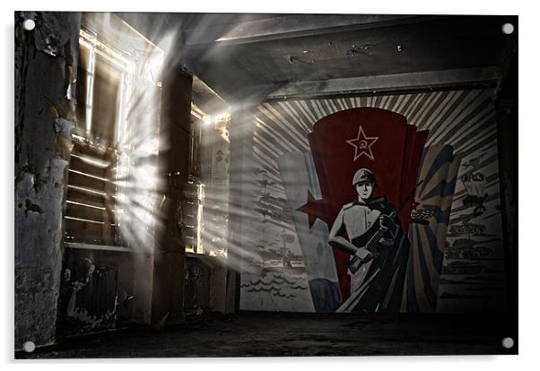 The light shines again on the Soviets Acrylic by Nathan Wright