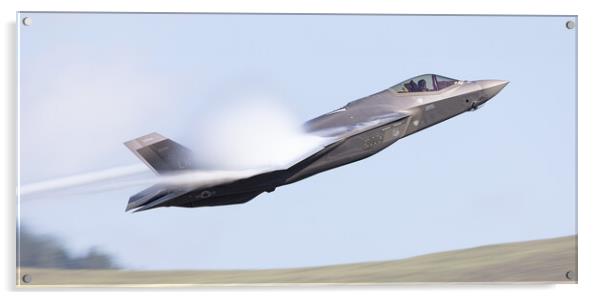 F35 generating fluff Acrylic by Rory Trappe