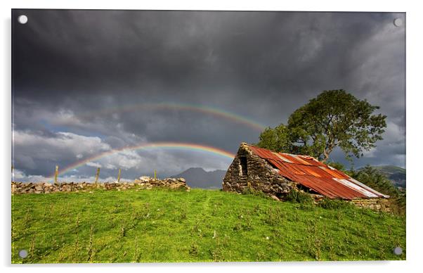  Heddwyns barn Acrylic by Rory Trappe