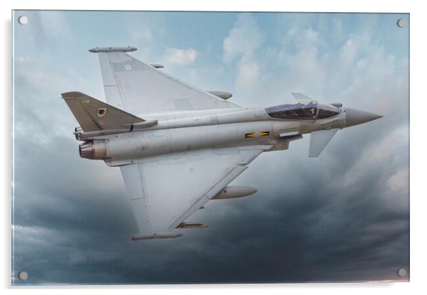 RAF Typhoon Acrylic by Rory Trappe