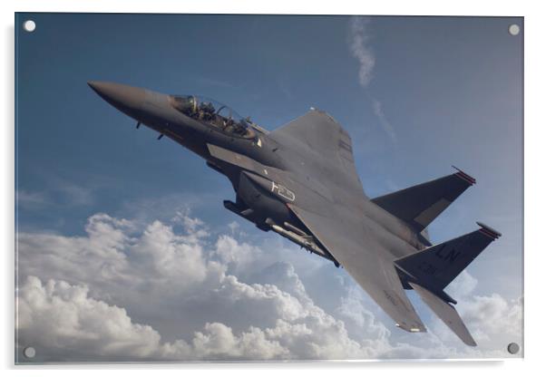 F15 climbing Acrylic by Rory Trappe