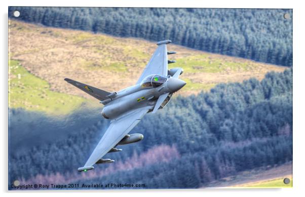 Typhoon over Wales Acrylic by Rory Trappe