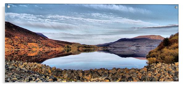  Bala Lake. Acrylic by Irene Burdell