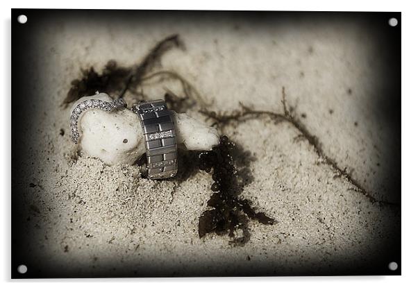 Wedding Rings Acrylic by David McLean