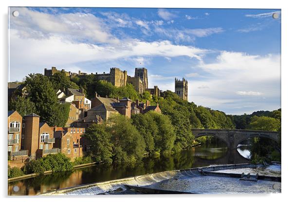 Framwellgate Bridge, Durham Acrylic by Kevin Tate