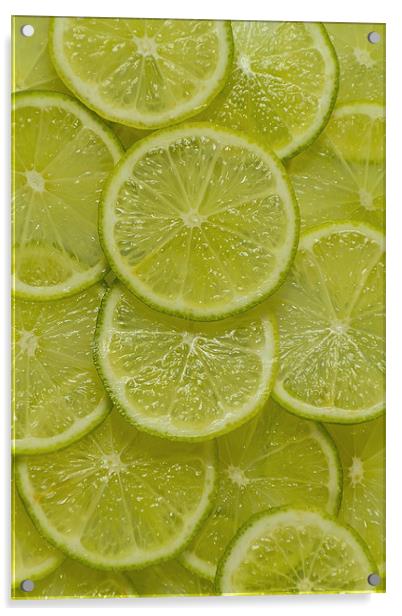Lime Slice Acrylic by Kevin Tate