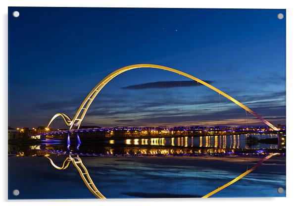 Infinity Bridge Reflection. Acrylic by Kevin Tate