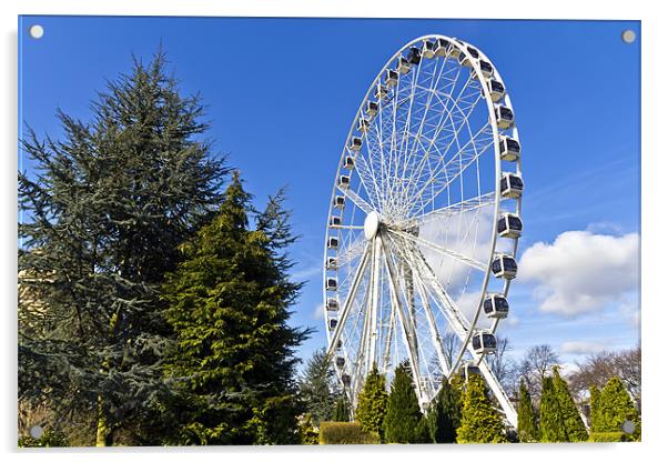 The Yorkshire Wheel Acrylic by Kevin Tate