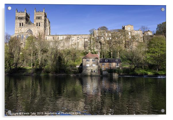 Cathedral and fulling mill Acrylic by Kevin Tate