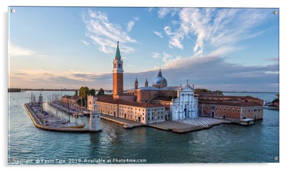 Church of San Giorgio Maggiore, Venice Acrylic by Kevin Tate