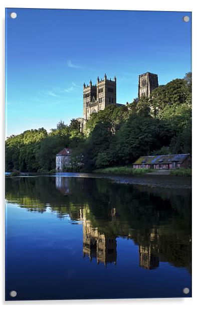 Durham Cathedral Reflection Acrylic by Kevin Tate