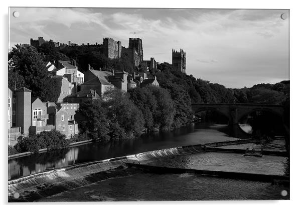 Durham Cathedral b&w Acrylic by Northeast Images
