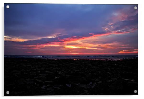 Whitley Bay sunrise Acrylic by Northeast Images