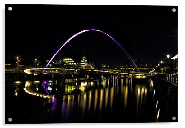 newcastle quayside Acrylic by Northeast Images