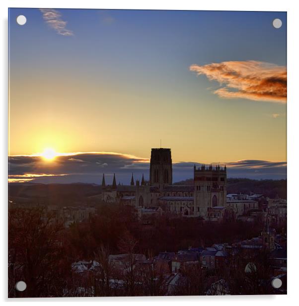 Durham Cathedral  Sunrise Acrylic by Northeast Images