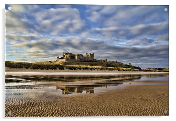 Bamburgh Castle Acrylic by Northeast Images