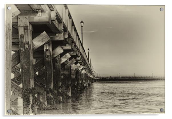 Amble Pier Acrylic by Northeast Images