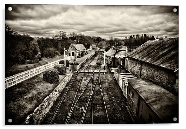 Beamish Railway Station Acrylic by Northeast Images