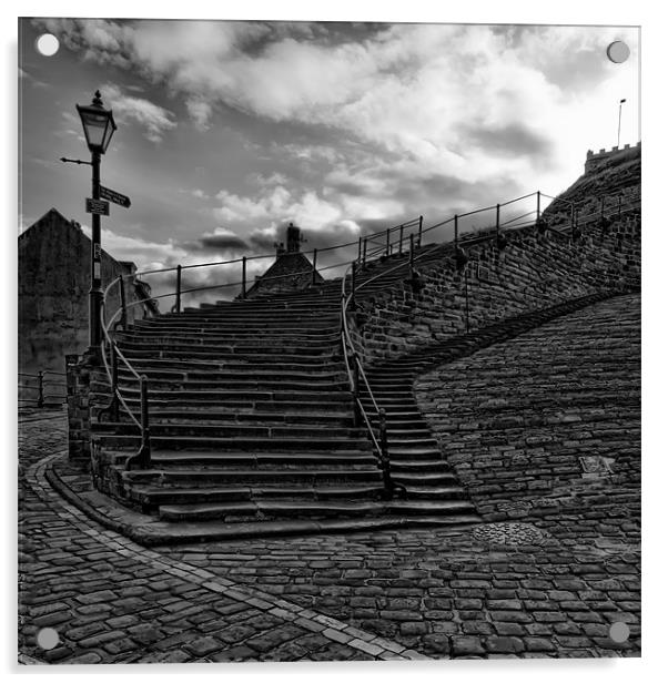 Whitby steps Acrylic by Northeast Images