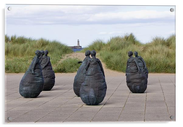 south shields weebles Acrylic by Northeast Images
