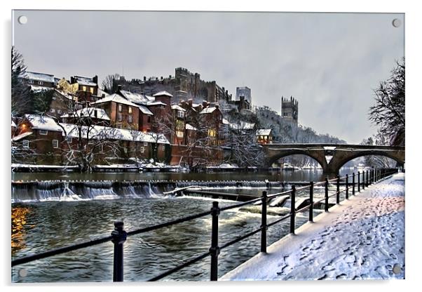 Durham Cathedral in Winter Acrylic by Northeast Images