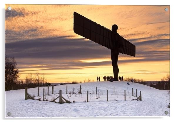 Angel of the North Acrylic by Northeast Images