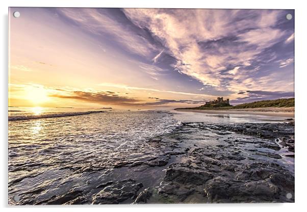 Bamburgh Castle Acrylic by Northeast Images