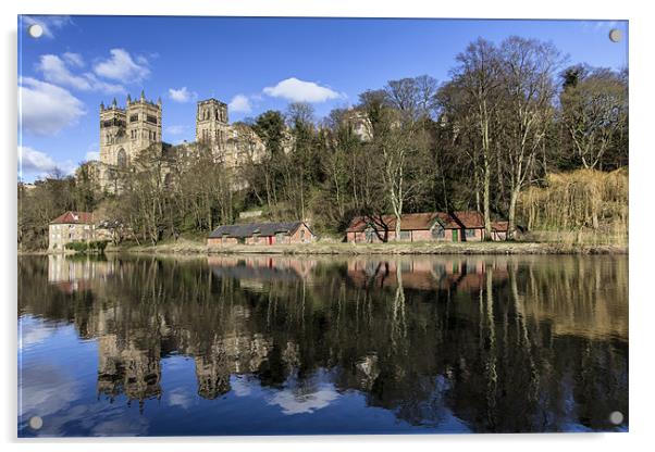 Durham Cathedral Reflections Acrylic by Northeast Images