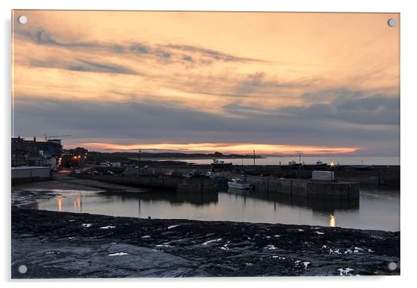 Seahouses Acrylic by Northeast Images
