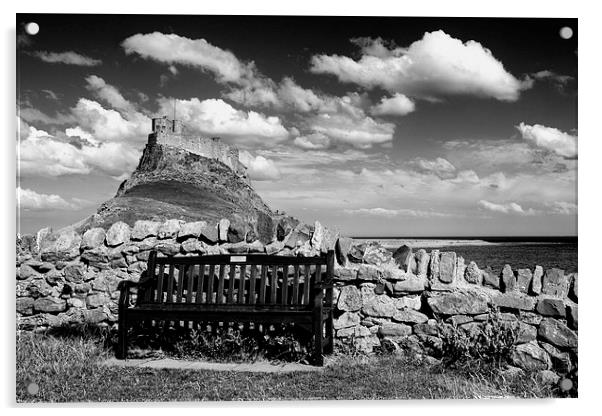 Lindisfarne Castle Acrylic by Northeast Images