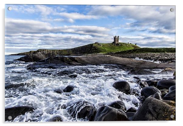 Dunstanburgh Castle Acrylic by Northeast Images