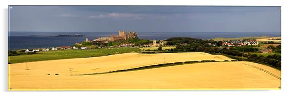  Bamburgh Panoramic Acrylic by Northeast Images