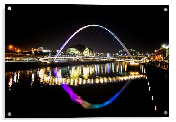  Newcastle Quayside Acrylic by Northeast Images