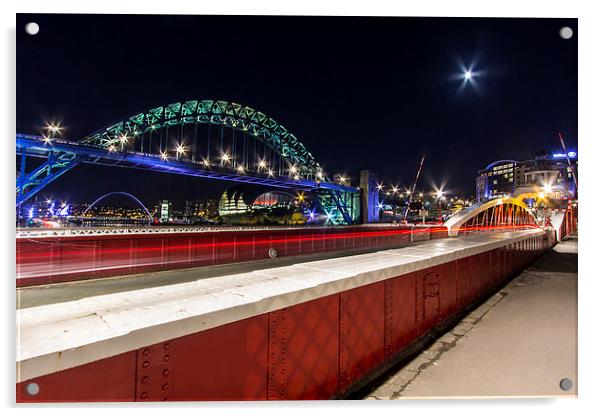  Newcastle Quayside Acrylic by Northeast Images