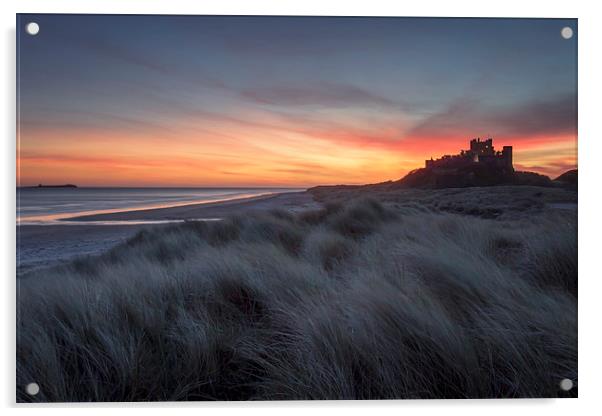  Bamburgh Castle Acrylic by Northeast Images