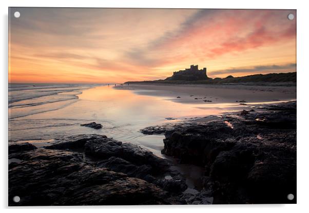  Bamburgh Castle Acrylic by Northeast Images