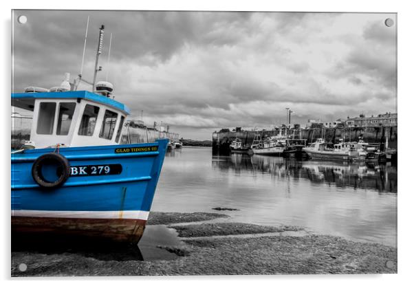 Seahouses Acrylic by Northeast Images