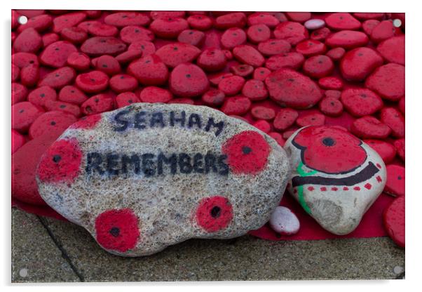 Seaham Remembers Acrylic by Northeast Images