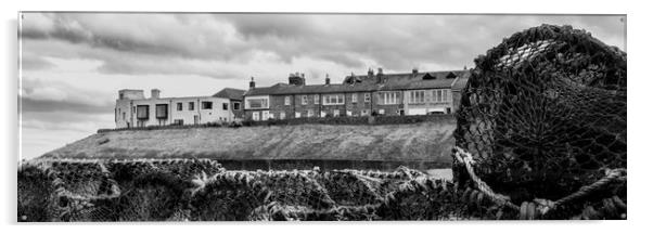 Seahouses panorama Acrylic by Northeast Images