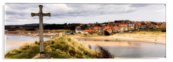 Alnmouth Panoramic Acrylic by Northeast Images
