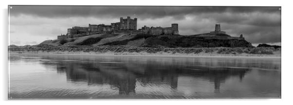 Bamburgh Panoramic Acrylic by Northeast Images