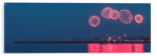 Roker Fireworks Acrylic by Northeast Images
